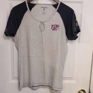 Antigua Women's T-shirt, 2017 World Baseball Classic, USA Baseball